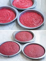 In another large bowl, whisk together the oil, buttermilk, eggs, food coloring, vinegar, and vanilla. Red Velvet Cake With Cream Cheese Frosting Cooking Classy