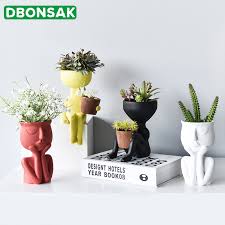 Dans notre canal général vous pourrez trouver tout ce que vous pouvez imaginer faire et apprendre. Pot De Fleurs En Resine Pour Portrait De Personnage Pot De Plantes Succulentes Visage Humain Abstrait Vase De Bureau Micro Decor De Paysage Aliexpress