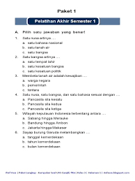 Soal pilihan ganda dan jawaban pkn kelas 7 semester 2 k13 2018 2019. Latihan Soal Ppkn Kelas 9 Bab 3 Jawabanku Id