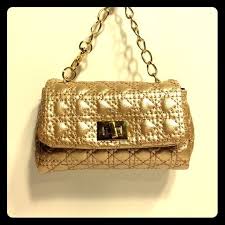 For Your Ease Only By Lori Greiner Mini Purse Gold Wristlet With Chain Gold Handbags Purses Mini Purse