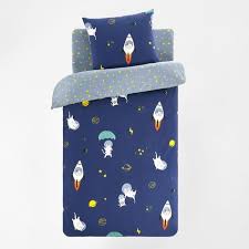Housse De Couette Enfant Coton Chastronaute Imprime Fond Marine La Redoute Interieurs La Redoute Planta Baixa