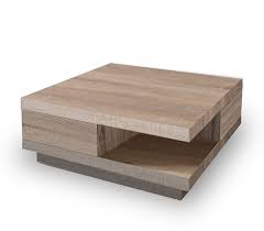 Table basse symphonie en chêne massif finition: Table Basse Moderne Yalta