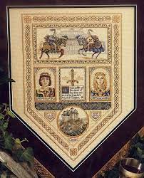Number of colors used in this chart: Camelot Sampler By Teresa Wentzler Cross Stitch Landscape Cross Stitch Pictures Cross Stitch Samplers