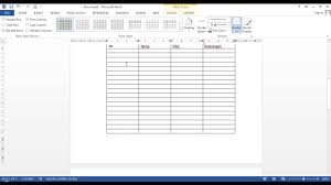 Membuat Pengulangan Header Tabel Repeat Header Rows Pada Microsoft Office 2013 Youtube
