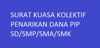 Surat kuasa pengambilan bpkb sepeda motor (surat kuasa) contoh surat kuasa. Surat Kuasa Penarikan Dana Pip Kolektif Sd Smp Sma Smk Surat Pedia