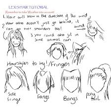 You only need to make sure you don't go out of the lines or that the hair layer is blocked to prevent you from colouring out of the base layer. How To Draw Anime Hair Learn How To Draw