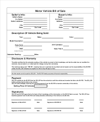 Project and report are downloadable immediately after payment made successful. Free 9 Sample Vehicle Bill Of Sale Templates In Pdf Ms Word