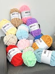 Chunky Chenille Yarn For Blanket Knitting | 13 Lb Bulk Pack – Wool Art