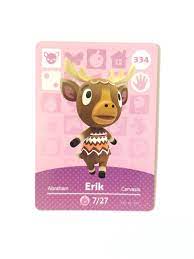Nintendo sold three million units of the first four models: Animal Crossing Amiibo Card Erik 334 Mercari Animal Crossing Amiibo Cards Animal Crossing Animal Crossing Villagers