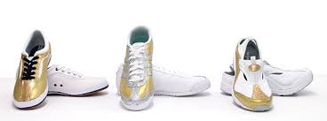The manufacturer suggests applying the leather paint with a household sponge or sponge brush. Metallic Leather Sneakers How To Paint Leather Shoes