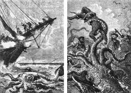 Cartoon tentacles of the octopus drink coffee. Scielo Brazil The Kraken When Myth Encounters Science The Kraken When Myth Encounters Science