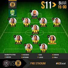 The amakhosi drew in midweek with jomo cosmos and will be hoping to register their first victory over … Kaizer Chiefs On Twitter Starting Line Up Nedbankcup Sowetoderby Kcexcel Https T Co Z2xwolcv1x