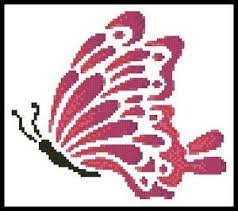 Pink asters bouquet cross stitch counted pattern flowers | etsy. Little Pink Butterfly Cross Stitch Pattern