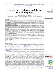 The ongoing global health crisis does not only test the resiliency of philippine outsourcing companies but also altered the plans and projections set to strengthen the presence of the bpo industry in the country. Pdf Grand Corruption Scandals In The Philippines