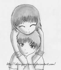 Orasnap Easy Cute Anime Couple Drawings In Pencil The tutorial is easy because each step is made from simple geometric shapes, letters, and. easy cute anime couple drawings in pencil