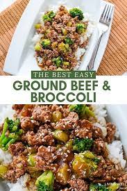 This Is The Best Easy Ground Beef And Broccoli Recipe Perfect For A Busy Weeknight Meal Healthy Beef Recipes Ground Beef Recipes Healthy Healthy Ground Beef