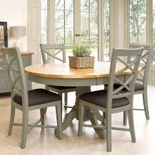 Padstow Painted Grey Round Extending Dining Table 4 Chairs Seats 4 6 Costco Uk Extendable Dining Table Dining Dining Table