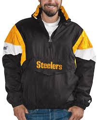 Check out our pittsburgh steelers jacket selection for the very best in unique or custom, handmade pieces from our jackets & coats shops. Starter Pittsburgh Steelers 100th Starter Breakaway Pullover Jacket Reviews Sports Fan Shop By Lids Men Macy S