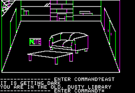 Klik hier om mystery of the old house te spelen. Download Hi Res Adventure 1 Mystery House My Abandonware