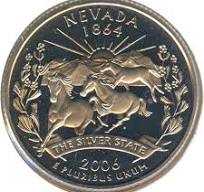 ¼ Dollar "Quarter Nevada" (cupronickel) - États-Unis – Numista