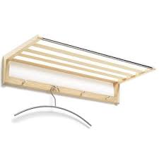 Very solid, provides handy positon of the bars on the gym and some extra training, while hanging them back. Wall Mounted Coat Hanger Rack Gaston Side By Side