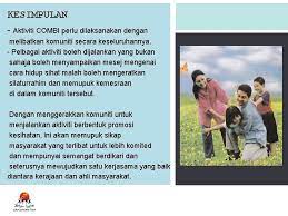 Kesimpulan tuan puan dan hadirin sekalian, secara kesimpulannya, kecergasan merupakan aspek yang penting dalam kesihatan dan. Combi Untuk Cara Hidup Sihat Varuges V M