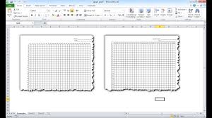 Ideally i could toggle between freehand on the graph paper and also be able to snap to grid so that the app will straiten out lines that i draw along the grid lines. Make Graph Paper In Excel Youtube
