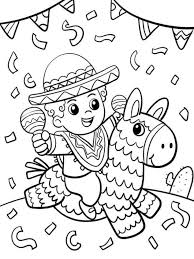 Free printable coloring pages for a variety of themes that you can print out and color. Cinco De Mayo Coloring Pages Free Printable Coloring Pages For Kids