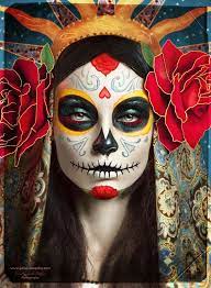Diy Tuesday Stunning Day Of The Dead Makeup Ideas With Images Dead Makeup Day Of The Dead Sugar Skull Makeup