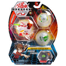 The bakugan starter pack has everything you need to roll into action! Bakugan Starter Pack 3 Pack Diamond Cyndeous Collectible Transforming Creatures For Ages 6 And Up Amazon Com Au Toys Games