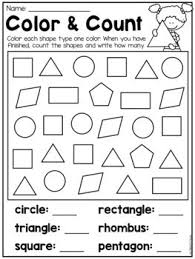 These worksheets include among others: Kindergarten 2d And 3d Shapes Worksheets Distance Learning By My Teaching Pal