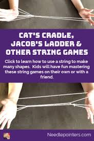 The japanese call these string tricks ayatori. Cat S Cradle Other String Games Needlepointers Com