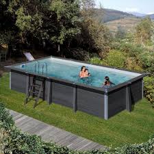 Voor al uw zwembaden, sauna's, infraroodsauna's, spa's en nog veel meer. Gre Zwembad Avantgarde Set Composiet Rechthoek 606