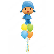 Maybe you would like to learn more about one of these? Bouquet De Ballons A L Helium Pocoyo Et Ballons Multicolore Avec Pesee