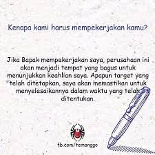 Upload vidio dengan ukuran yang lebih besar. Jawaban Interview Mengapa Kami Harus Mempekerjakan Anda Mudah