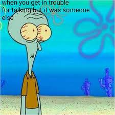 Pin By Luna 3 On Memes Squidward Meme Squidward Memes