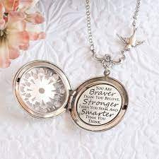 See more ideas about pooh, winnie the pooh quotes, pooh quotes. Amazon Com You Are Braver Than You Believe Courage Necklace Pooh Quote Necklace Encouragement Gift Cancer Survivor Gift And Silver Locket Handmade