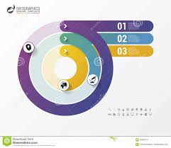 Pie Chart Circle Graph Modern Infographics Design Template