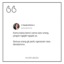 Daily Recehan Di Instagram Noh Dengerin Gosah Ngehasut Hasut Dah Lu Receh Ngakak Kata Kata Indah Kutipan Lucu Kutipan Terbaik
