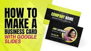 Google business card makershow all apps. How To Create Professional Business Card Designs In Google Slides Youtube