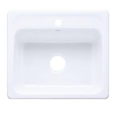 kohler mayfield drop in cast iron 25 in