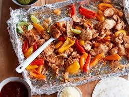 Sheet Pan Chicken Fajitas Recipe Food Network Recipes Fajita Recipe Sheet Pan Recipes