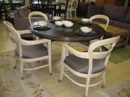 Finding dining room sets for large families can be difficult. 20 Dining Room Chairs With Wheels Magzhouse