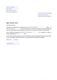 Résiliation du bail hors échéance. Modele De Lettre De Resiliation Avostart