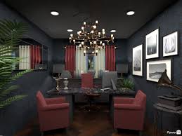Dark Office Free Online Design 3d House Ideas Arnie By Planner 5d