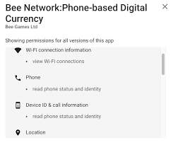 Let's have a look at these apps below Bee Network Is An Anonymously Managed Clone Of Pi Network