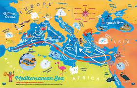 Oceans And Seas Of The World Map Maps Of The World's Oceans By Enrico Lavagno | Black Dog & Leventhal