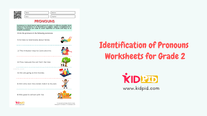 identification of pronouns worksheets for grade 2 kidpid