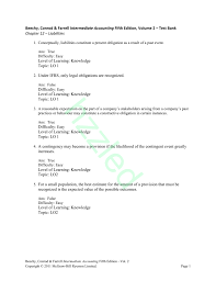 However, unlike ifrs, a constructive obligation is not recognized under the general model in asc 450. Beechy Conrod Farrell Intermediate Accounting Fifth Edition