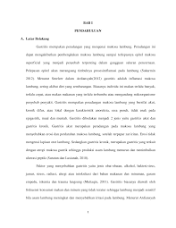 Gastritis kronik adalah penyakit radang perut dengan larian recrudescent. Http Repository Poltekkes Kdi Ac Id 1473 2 Bab 20i 20gastritis Pdf